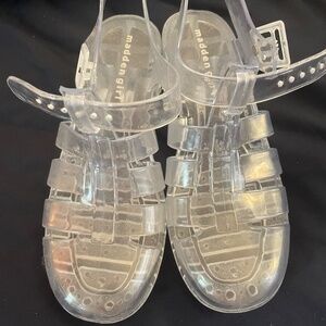 NEW Madden Girl Jelly Block Heel Sandals - Size 6